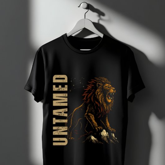 T-shirt Untamed Roaring Lion 