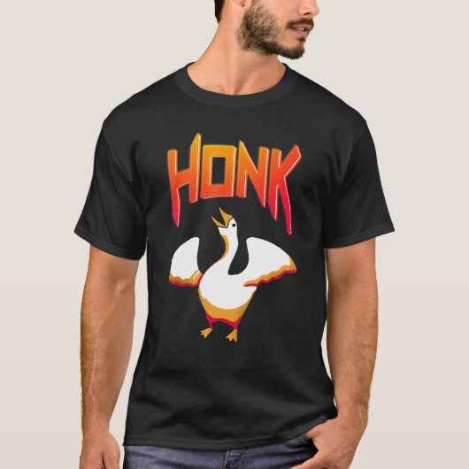 T-shirt Untitled Goose Game Meme Honk (Devant)
