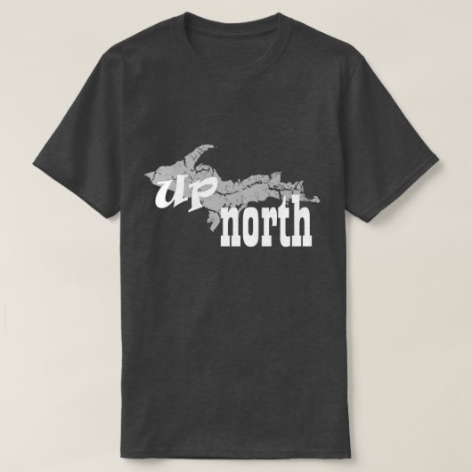 T-shirt UP Michigan Yooper Up North Mens (Design devant)