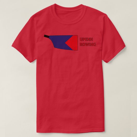 T-shirt upenn rowing (Design devant)