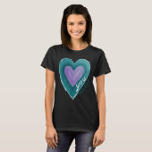 T-shirt Uplifting you  Suicide Prevention Heart Design  (Devant entier)