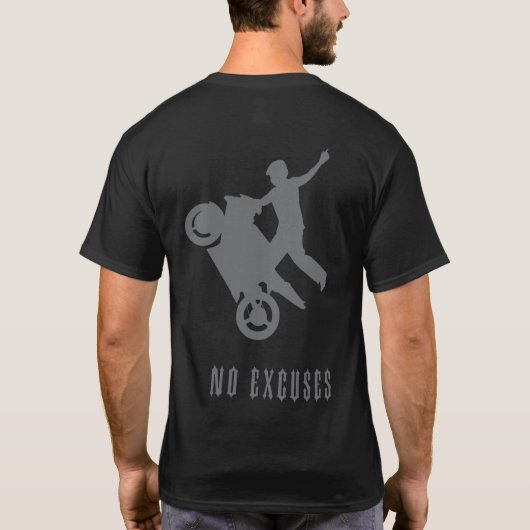 T-shirt UpOnOne.com aucun logo d'excuses (Dos)