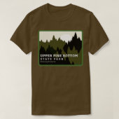 T-shirt Upper Pine Bottom State Park Pennsylvanie S (Design devant)
