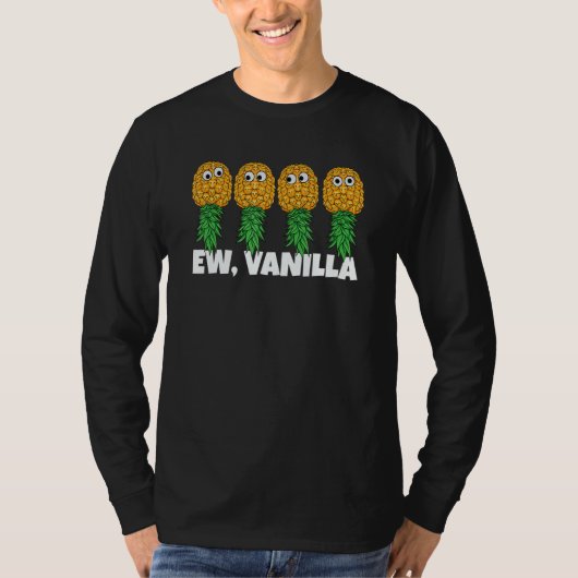T-shirt Upside Down Pineapple Ew Vanilla Swinger Men Wome (Devant)