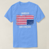 T-shirt Upside down US Flag (Design devant)