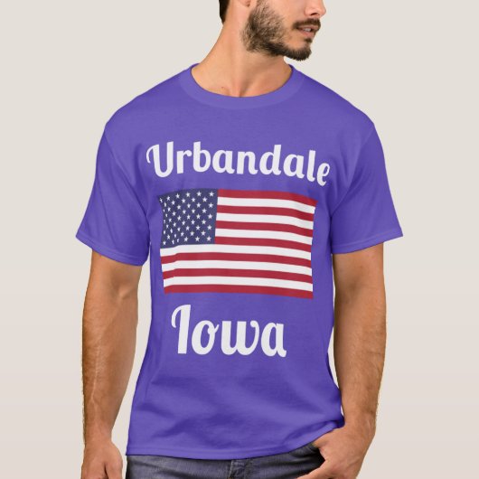 T-shirt Urale Iowa Stylish Prints1 (Devant)