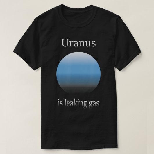 T-shirt Uranus Fuit Du Gaz Drôle AstronomeAstronomie S (Design devant)