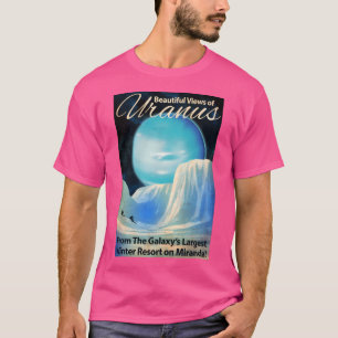T-shirt Uranus Retro Space Art
