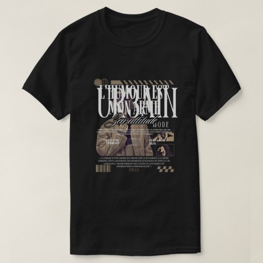 T-SHIRT URBAIN (Design devant)