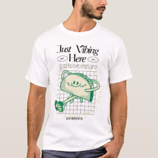 T-shirt urbain avec impressions simples