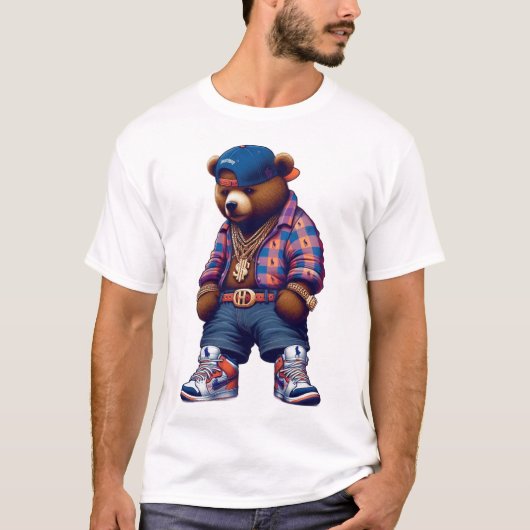 T-shirt Urban bear #001 (Devant)