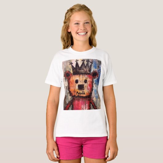 T-shirt Urban Bear King GRAFFITI (Devant entier)