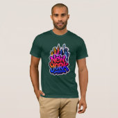 T-shirt Urban Echo : Graffiti Pulse (Devant entier)