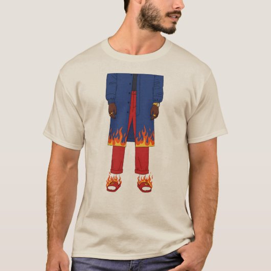 T-shirt Urban Flame Streetwear  (Devant)