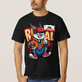 T-shirt Urban Hare Vibes – Streetwise Bunny in Cali Style