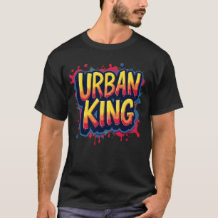 T-shirt Urban King - Graffiti Homme Streetwear Tee