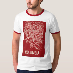 T-shirt Urban Rebel Tee Rouge Sketch Ringer – Columbia