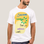 T-shirt Urdu Funny Witty Design on Sarcasm (Devant)
