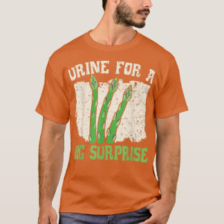 T-shirt Urine Pour Un Gros Asparagus Végétal Surprise