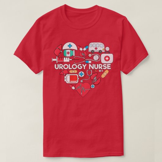 T-shirt Urologie Infirmière Soins De Santé Bénévole Pour U (Design devant)