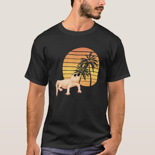T-shirt Uromastyx Summer Sunset Uromastyx Desert Agame Pe (Devant)