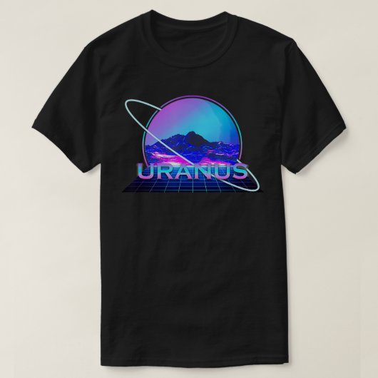 T-shirt UrSolar System Planet Space Science Retro (Design devant)