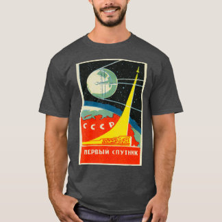 T-shirt URSS URSS CCRP Programme spatial Vintage