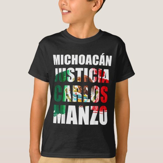 T-shirt Uruapan Michoacán México, Carlos Manzo, Mexicans M (Devant)