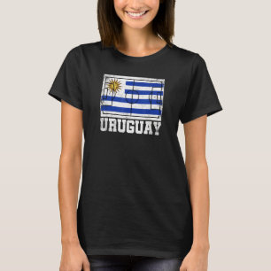 T-shirt Uruguay Soccer Field Pays Drapeau Uruguayan Pride