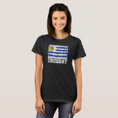 T-shirt Uruguay Soccer Field Pays Drapeau Uruguayan Pride (Devant entier)