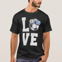 Uruguay Soccer Love Uruguayan Drapeau