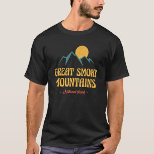 T-shirt Us Adventure Vintage Smoky Mountains National Park