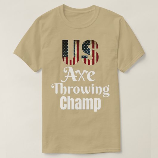 T-shirt US Ax Jetant Le Champ Classique (Design devant)