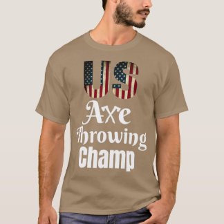 T-shirt US Ax Jetant Le Champ Classique