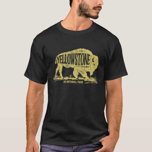 T-shirt US Bison Buffalo (Devant)