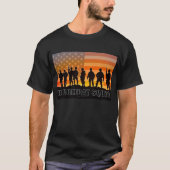 T-shirt US COMBAT SQUAD - US Parachutiste (Devant)