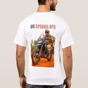 T-shirt US COMBAT SQUAD - US Special Ops Motorcycle
