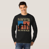 T-shirt Us Drapeau Kneel Pour Le Fallen Honor Les Patriots (Devant entier)