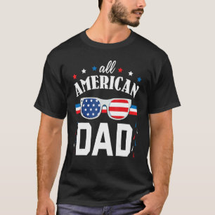 T-shirt Us Drapeau Tous Papa Américain Joyeux Père Day Gra