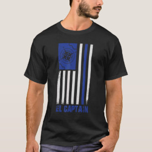 T-shirt Us drapeau voile El Capitaine