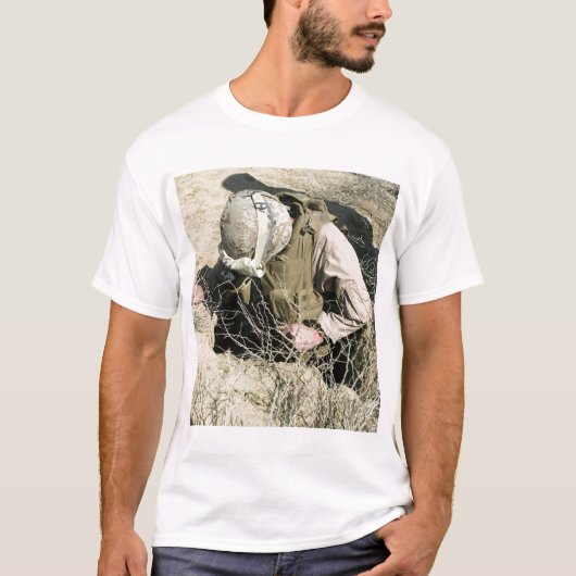 T-shirt US Marine saute dans un trou (Devant)
