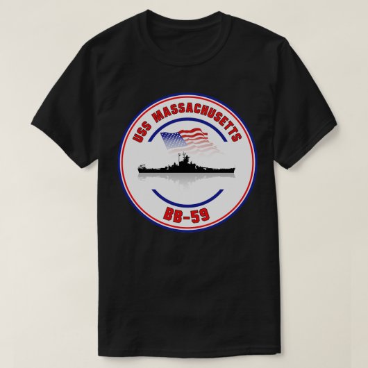 T-shirt US Massachusetts BB59 (Design devant)