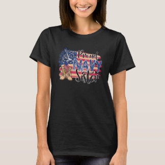 T-shirt Us Na Vy Proud Sister Proud Us Na Vy Sister Vete