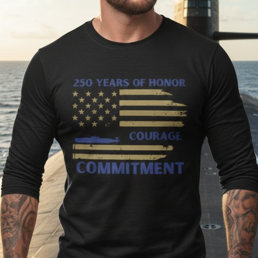 T-shirt US Navy 250th Anniversary Submarine Honor Tee