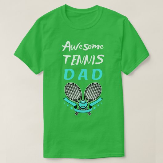 T-shirt US Open Tennis Papa Racket et Ball 3 (Design devant)