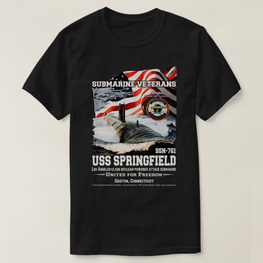 T-shirt US Springfield SSN761 (Design devant)