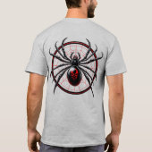 T-shirt US Spyder Ryders - Black Widow Round Web Back (Dos)