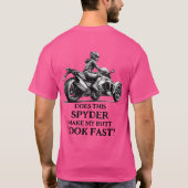 T-shirt US Spyder Ryders - Butt Look Fast (Dos)