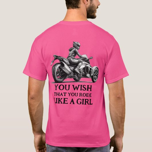 T-shirt US Spyder Ryders - Comme Une Fille (Dos)