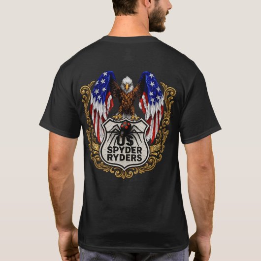 T-shirt US Spyder Ryders - Eagle 2s (Dos)